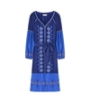 Tory Burch Katya Tunic Dress In Navy Sea