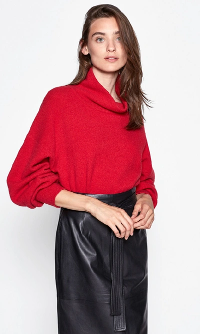 Equipment Aixenne Turtleneck In Rio Red