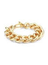 KENNETH JAY LANE 22K Yellow Goldplated Chain Bracelet