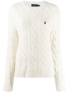 POLO RALPH LAUREN CABLE-KNIT SWEATSHIRT