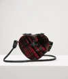 VIVIENNE WESTWOOD Khloe Heart Crossbody Bag Red