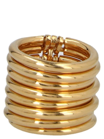 Ambush Multi Layer Ring In Gold