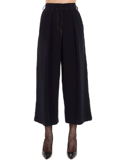 Alberto Biani Women's Blue Acetate Pants