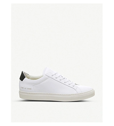 Common Projects Achilles Retro Low-top Leather Trainers In White