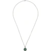 GUCCI GUCCI SILVER AND GREEN GUCCI GARDEN NECKLACE