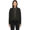 MCQ BY ALEXANDER MCQUEEN GREEN MCQ SWALLOW CROPPED JUMPER