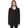 COMME DES GARÇONS HOMME DEUX COMME DES GARCONS HOMME PLUS BLACK POLY STUDS BLAZER