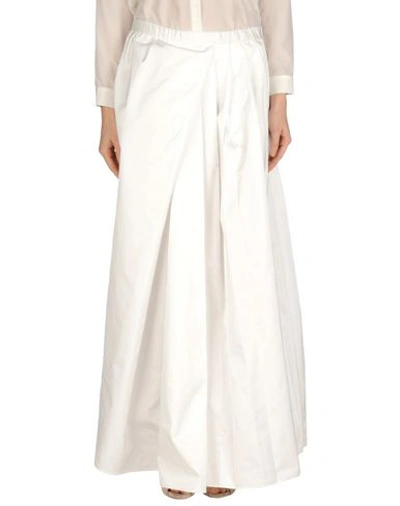 N°21 Maxi Skirts In White