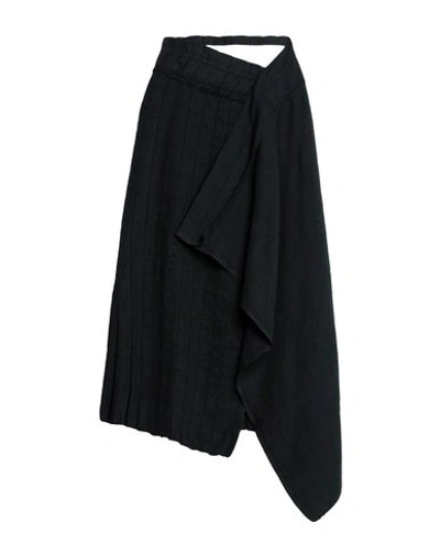 Marc Le Bihan Midi Skirts In Black