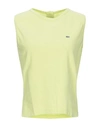 Lacoste Tank Top In Acid Green