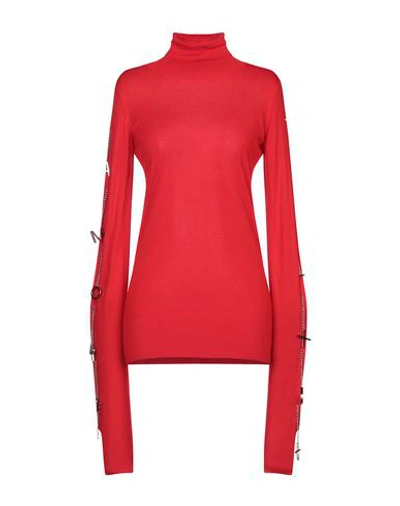 Rouge Margaux Turtleneck In Red