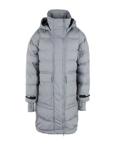Adidas By Stella Mccartney Synthetic Down Jackets In Grey