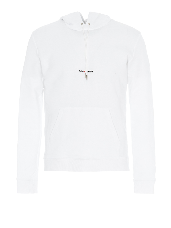 saint laurent box logo hoodie