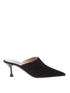 PRADA SUEDE POINTY TOE MULES