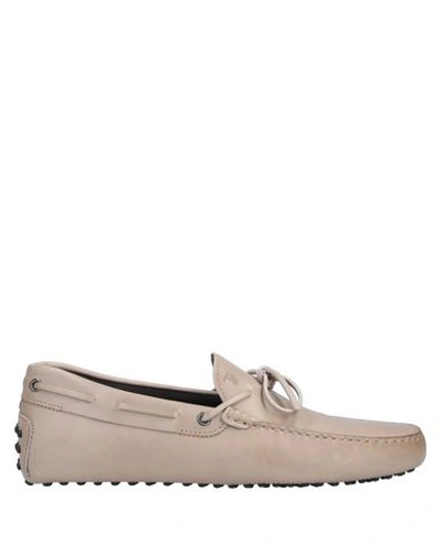 TOD'S TOD'S MAN LOAFERS BEIGE SIZE 8.5 LEATHER,11310135CM 12