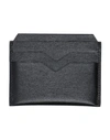 Valextra Document Holder In Black