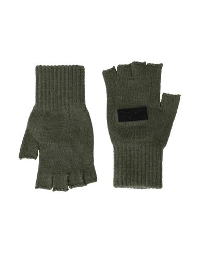 Victoria Beckham Gloves In Military Green
