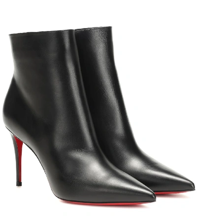 CHRISTIAN LOUBOUTIN So Kate 85皮革及踝靴,P00402680