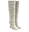 PARIS TEXAS LEATHER KNEE-HIGH BOOTS,P00415542