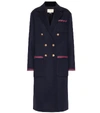 GUCCI DOUBLE-BREASTED WOOL COAT,P00399670