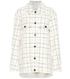 TIBI WINDOWPANE WORKMEN CHECKED COAT,P00409162