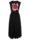 PRADA ROSE MAXI DRESS,11054463