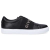 Givenchy Urban Street Black Logo Sneakers In Black