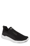 Apl Athletic Propulsion Labs Techloom Bliss Slip-on Running Sneakers In Black/ Black/ White