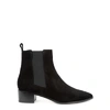 AEYDE AEYDE LOU 40 BLACK SUEDE CHELSEA BOOTS,3066902