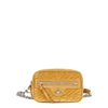 VIVIENNE WESTWOOD COVENTRY MUSTARD VELVET BELT BAG