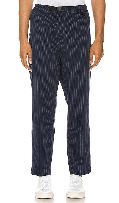 Levi's Pull-on Taper Pant In Navy Pinstripe