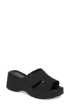 Jeffrey Campbell Jelli Slide Sandal In Black Matte