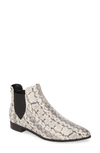 Cole Haan Hara Chelsea Bootie In Natural Python Print Leather