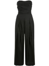 Rachel Comey Women's Tristan Strapless Pleated Jumpsuit In Black
