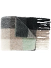 Acne Studios (vip)  Ca0023 Greengreyblack Wool Or Fine Animal Hair->alpaca In Black