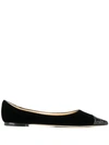 JIMMY CHOO LOVE BALLERINA FLATS