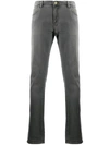 EMPORIO ARMANI CONTRAST STITCHING JEANS