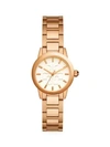 TORY BURCH Gigi Rose Goldtone Stainless Steel Bracelet Watch