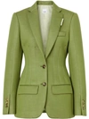 BURBERRY DOUBLE-FACED NEOPRENE TAILORED JACKET