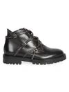 ALAÏA Studded Leather Ankle Boots