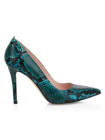 Sjp By Sarah Jessica Parker Women's Fawn Python-embossed Leather Pumps In Multi Python