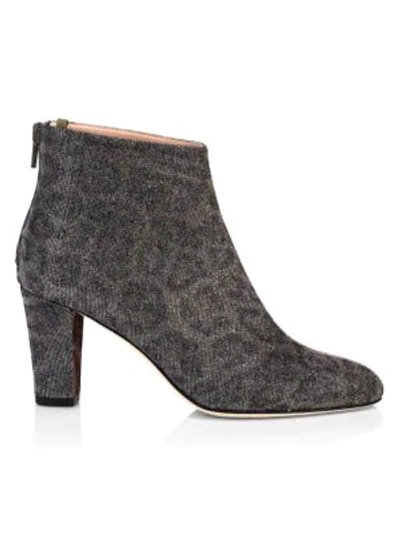 Sjp By Sarah Jessica Parker Minnie Leopard-print Glitter Ankle Boots