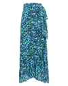 GANNI Floral Mesh Wrap Skirt,060035508704