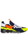 Pierre Hardy Trek Low-top Sneakers In Multi Fluo/navy