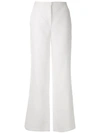 ALCAÇUZ ALCAÇUZ MACEIO亚麻长裤 - 白色