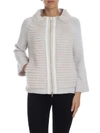 HERNO CARDIGAN WITH MINK DETAIL,11055366
