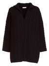 BALENCIAGA SWING OVERSIZED PULLOVER IN MIXED CABLE KNIT,11055087