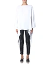 Alberta Ferretti Draped Details Blouse In Bianco