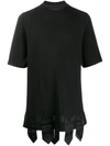 D.GNAK BY KANG.D WEBBED TRIM T-SHIRT