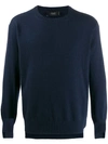MAISON FLANEUR LONG-SLEEVE FITTED SWEATER